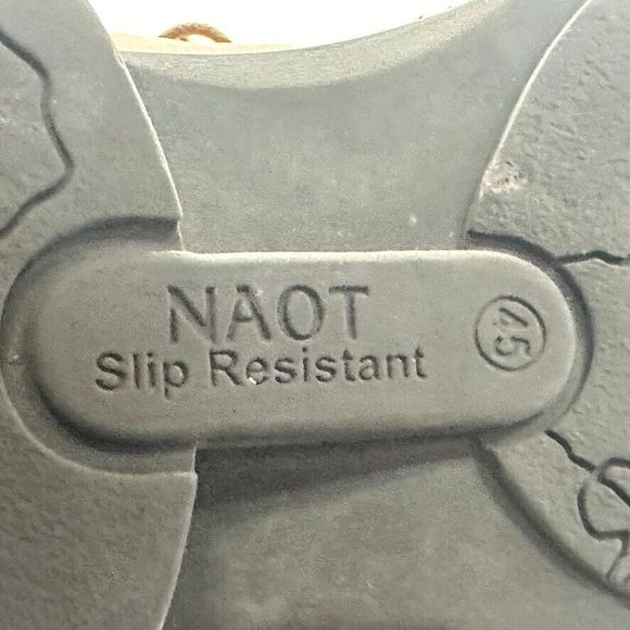 NAOT Chief EU 45 US 12 Men Leather Dress Shoe Maple Walnut Toffee Brown Lace Up - Picture 10 of 10